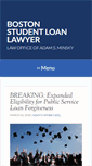 Mobile Screenshot of bostonstudentloanlawyer.com